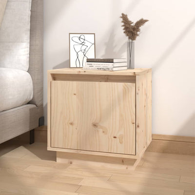vidaXL Bedside Cabinets 2 pcs Black 40x30x40 cm Solid Wood Pine