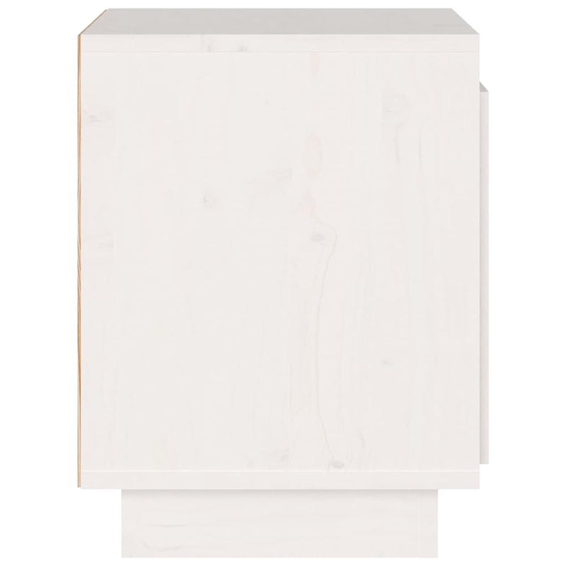 vidaXL Bedside Cabinets 2 pcs Black 40x30x40 cm Solid Wood Pine