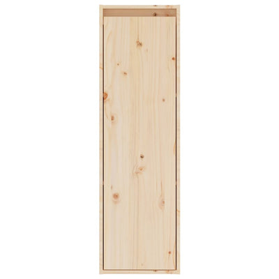 vidaXL Wall Cabinets 2 pcs Black 30x30x100 cm Solid Wood Pine