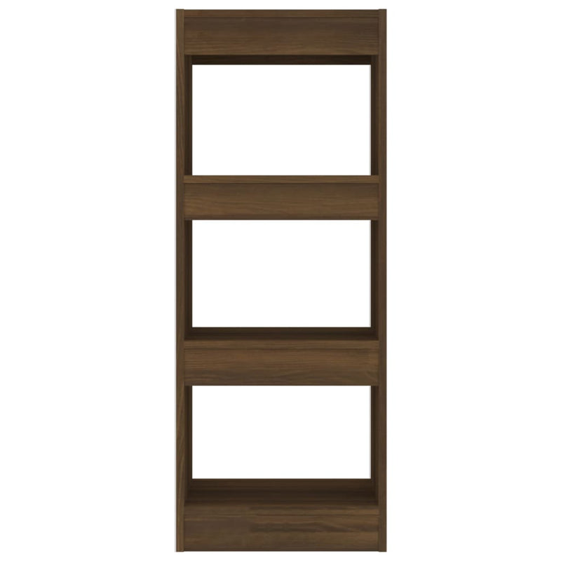 vidaXL Book Cabinet/Room Divider Brown Oak 40x30x103 cm Engineered Wood