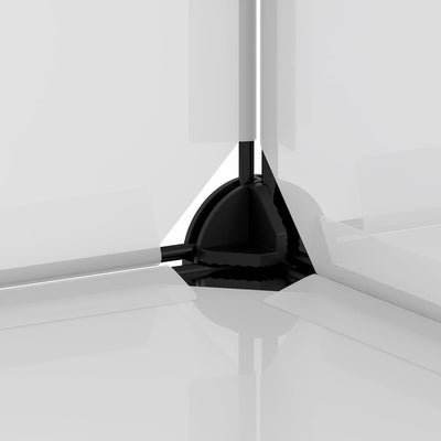 vidaXL Shoe Rack Black 44x32x174 cm PP