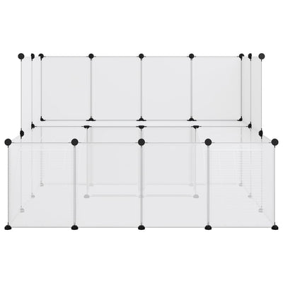 vidaXL Small Animal Cage Black 143x107x93 cm PP and Steel