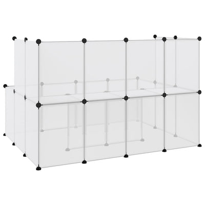 vidaXL Small Animal Cage Black 143x107x93 cm PP and Steel