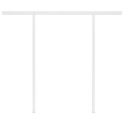 vidaXL Automatic Retractable Awning with Posts 4x3 m Anthracite