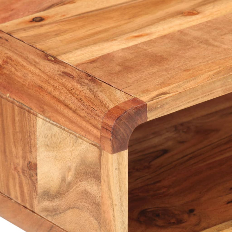 vidaXL Coffee Table 95x40x45 cm Solid Wood Acacia