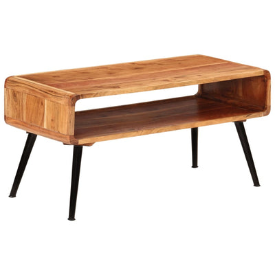 vidaXL Coffee Table 95x40x45 cm Solid Wood Acacia