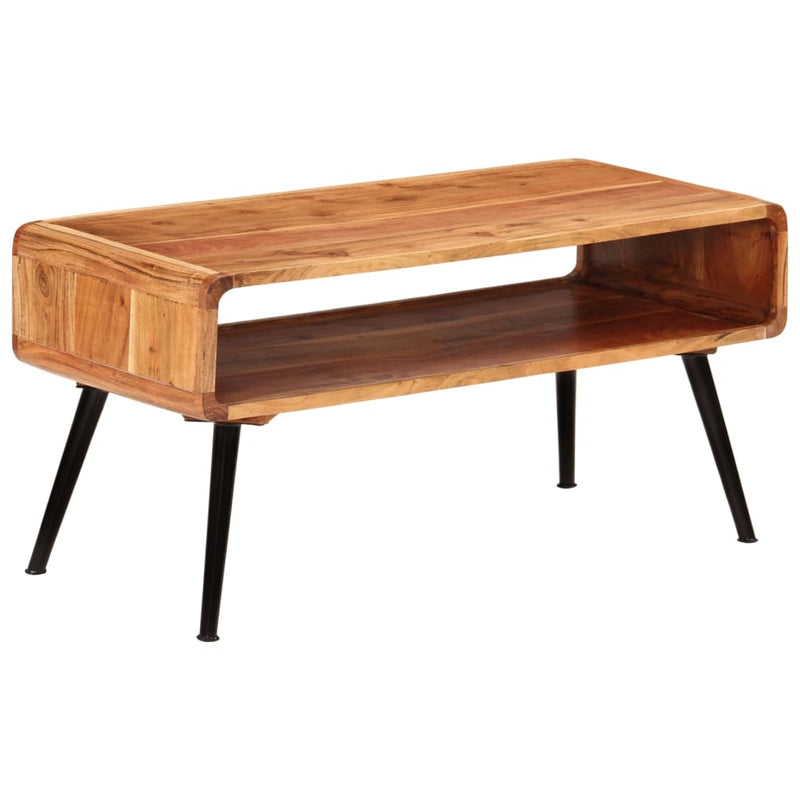 vidaXL Coffee Table 95x40x45 cm Solid Wood Acacia