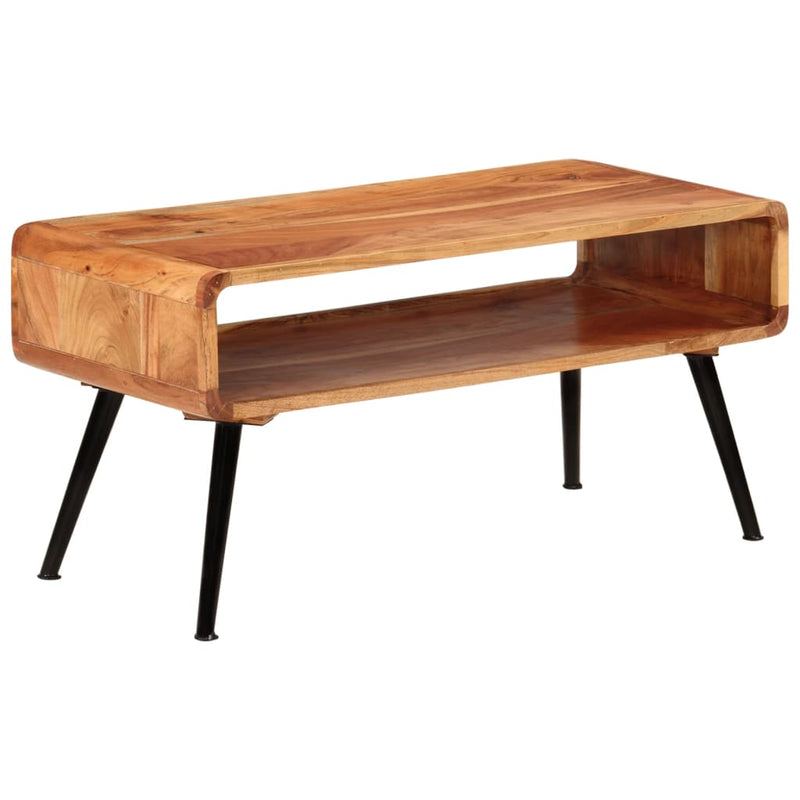 vidaXL Coffee Table 95x40x45 cm Solid Wood Acacia