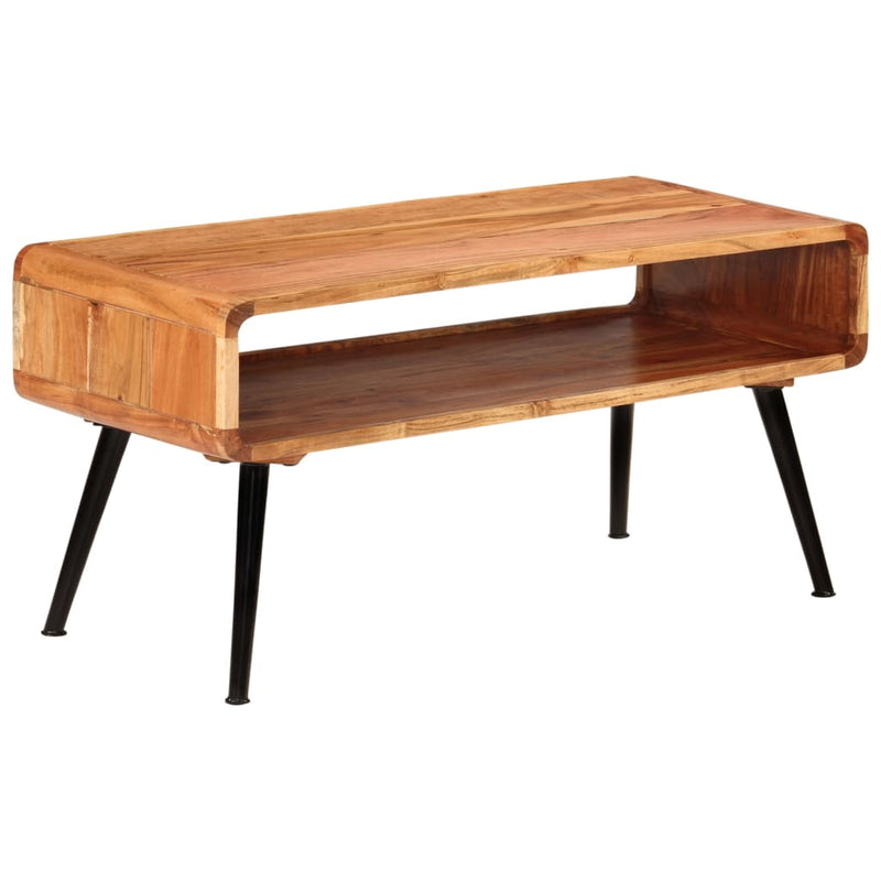 vidaXL Coffee Table 95x40x45 cm Solid Wood Acacia