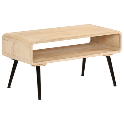vidaXL Coffee Table 95x40x45 cm Solid Wood Mango
