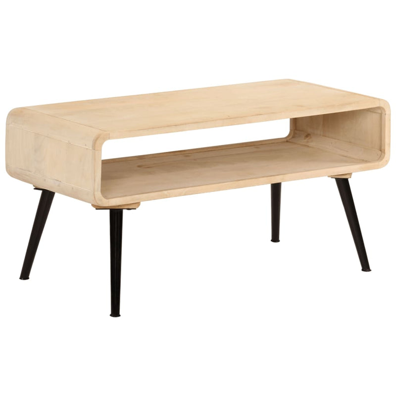 vidaXL Coffee Table 95x40x45 cm Solid Wood Mango