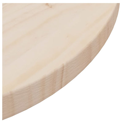 vidaXL Table Top Ø60x2.5 cm Solid Wood Pine