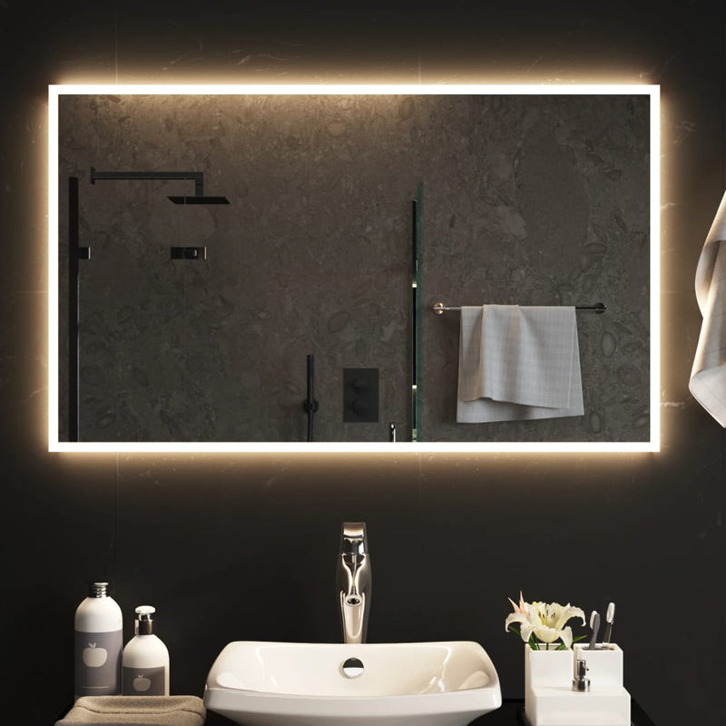 vidaXL LED Bathroom Mirror 60x60 cm