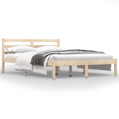 vidaXL Bed Frame without Mattress 135x190 cm