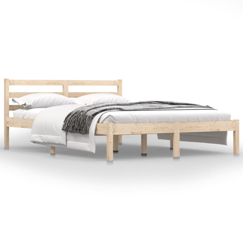 vidaXL Bed Frame without Mattress 135x190 cm