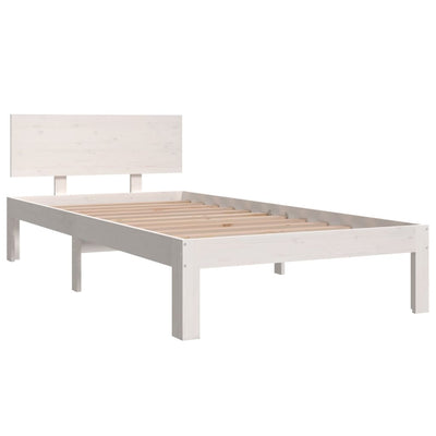vidaXL Bed Frame without Mattress White 90x190 cm