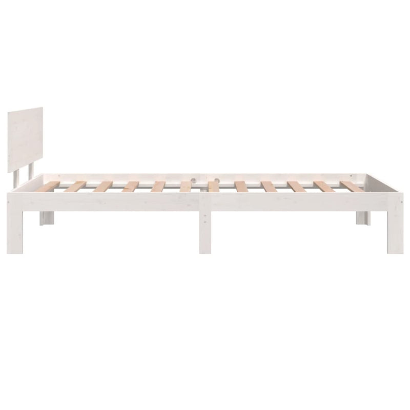 vidaXL Bed Frame without Mattress White 90x190 cm