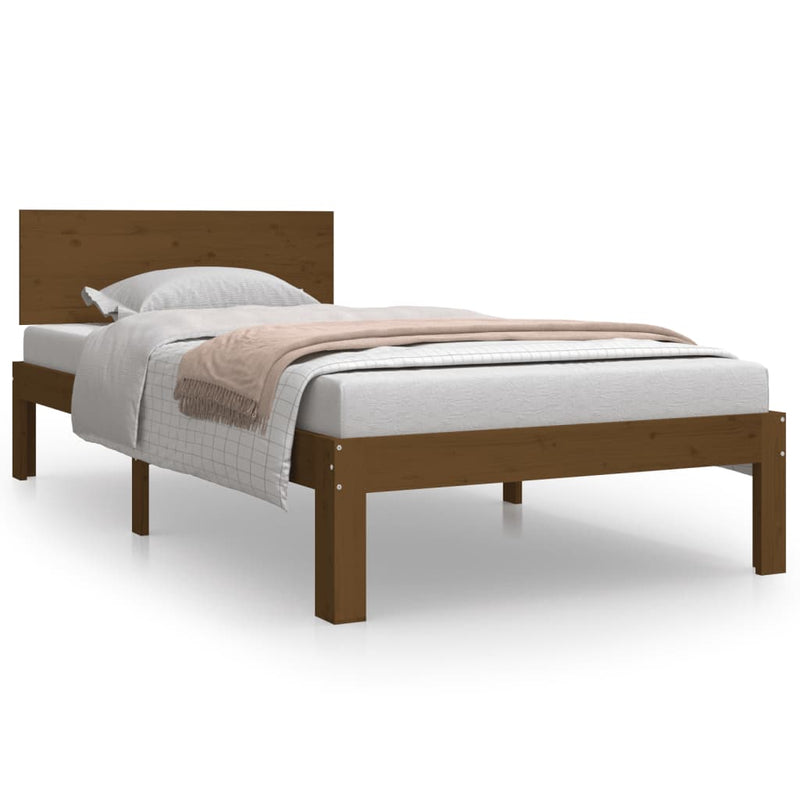 vidaXL Bed Frame without Mattress White 90x190 cm