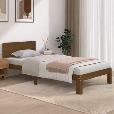 vidaXL Bed Frame without Mattress White 90x190 cm
