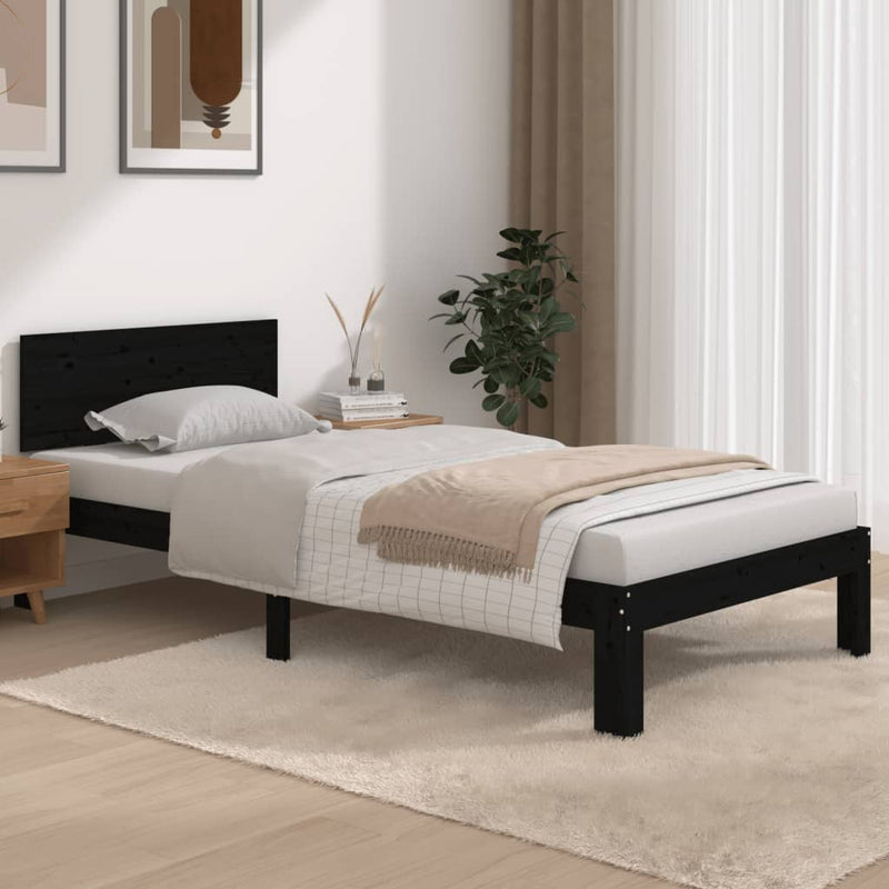 vidaXL Bed Frame without Mattress White 90x190 cm