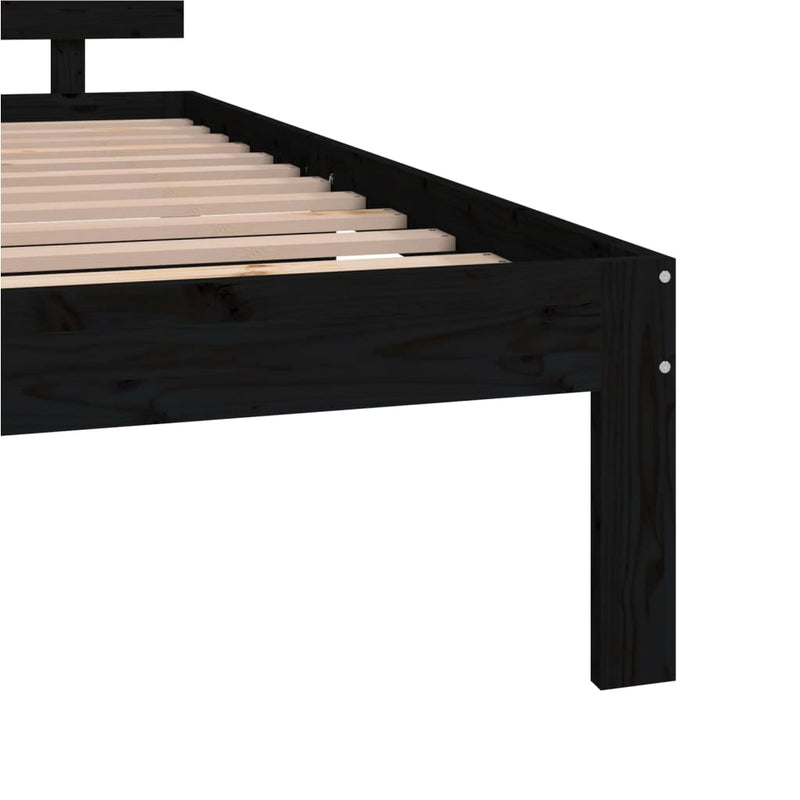 vidaXL Bed Frame without Mattress White 135x190 cm