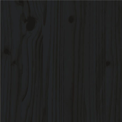 vidaXL Bed Frame without Mattress Black 150x200 cm