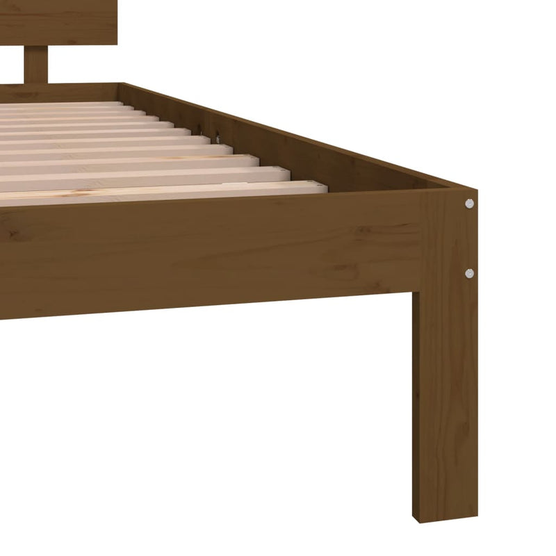 vidaXL Bed Frame without Mattress Black 183x203 cm King