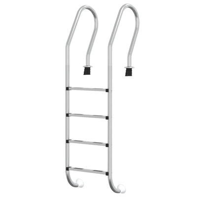 vidaXL Pool Ladder 54x38x184.5 cm 304 Stainless Steel