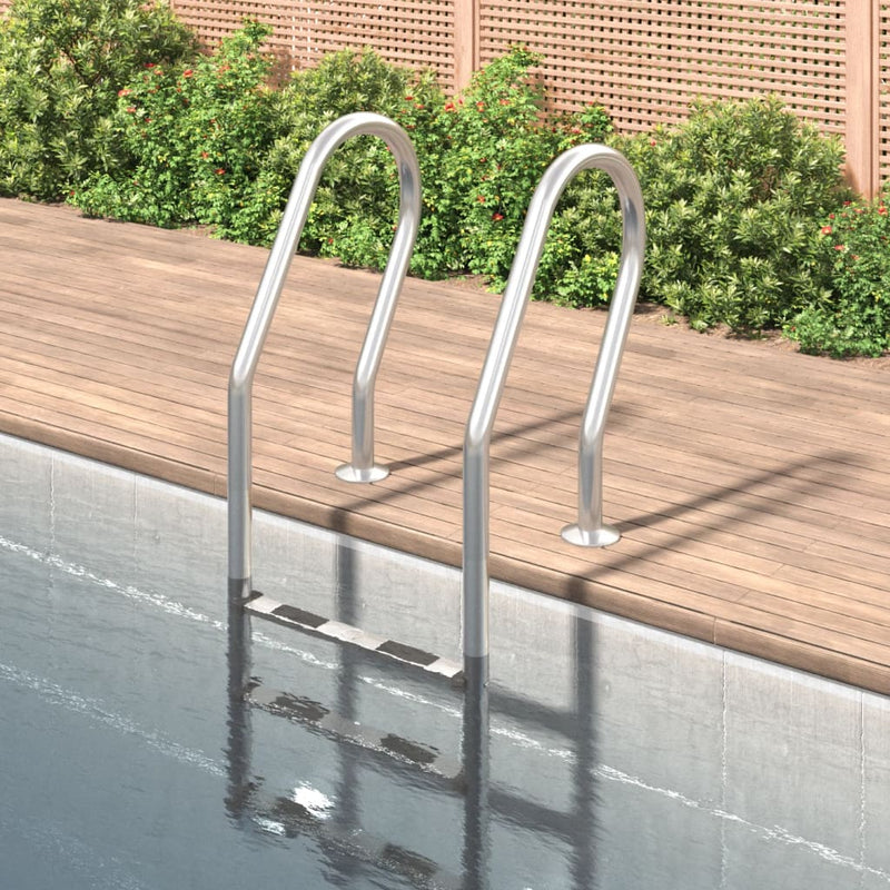 vidaXL Pool Ladder 54x38x184.5 cm 304 Stainless Steel