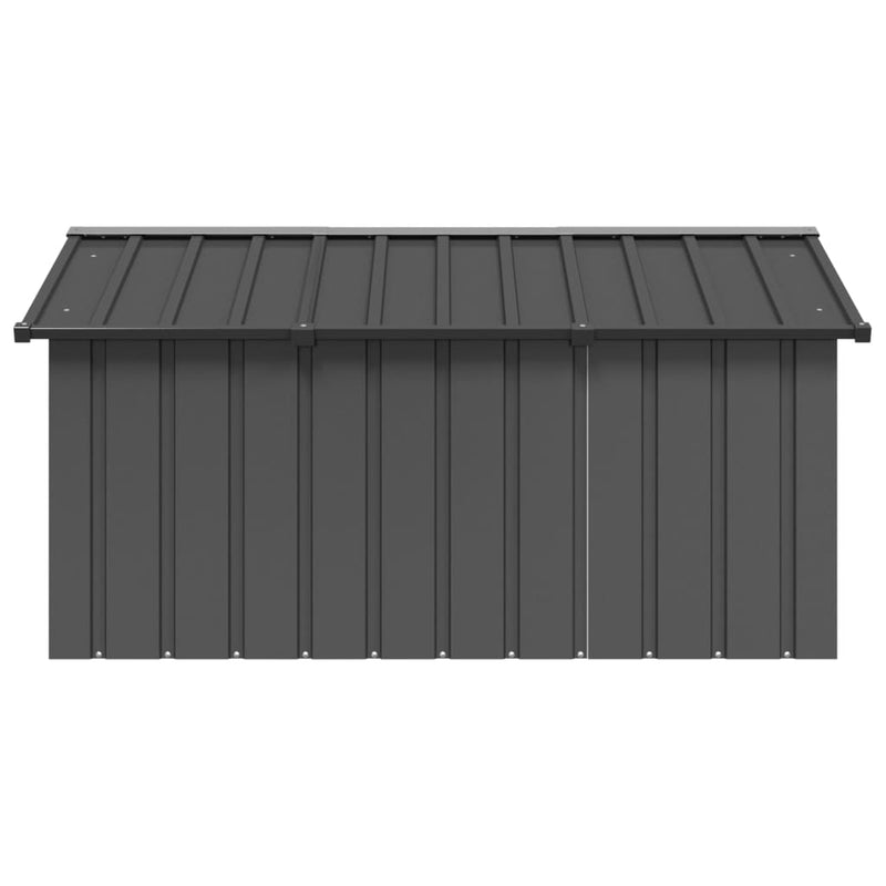vidaXL Dog House Anthracite 116.5x103x81.5 cm Galvanised Steel