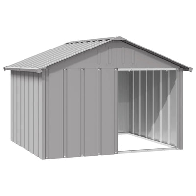 vidaXL Dog House Anthracite 116.5x103x81.5 cm Galvanised Steel