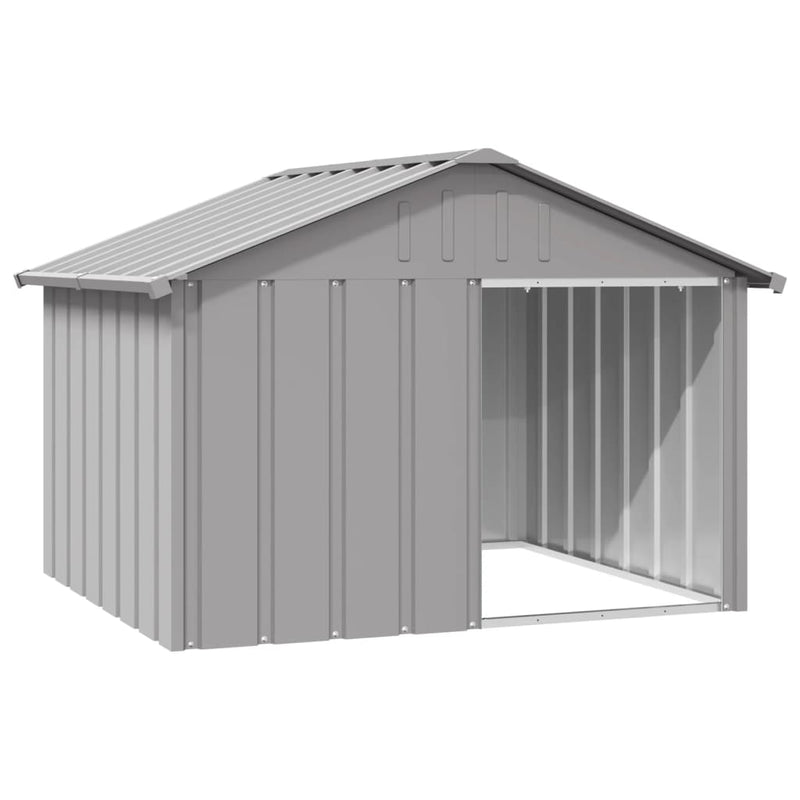 vidaXL Dog House Anthracite 116.5x103x81.5 cm Galvanised Steel