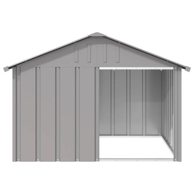 vidaXL Dog House Anthracite 116.5x103x81.5 cm Galvanised Steel