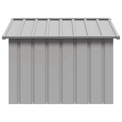 vidaXL Dog House Anthracite 116.5x103x81.5 cm Galvanised Steel