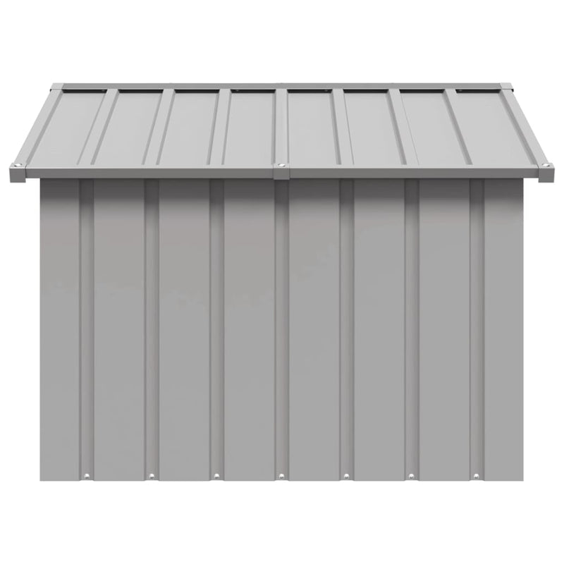 vidaXL Dog House Anthracite 116.5x103x81.5 cm Galvanised Steel