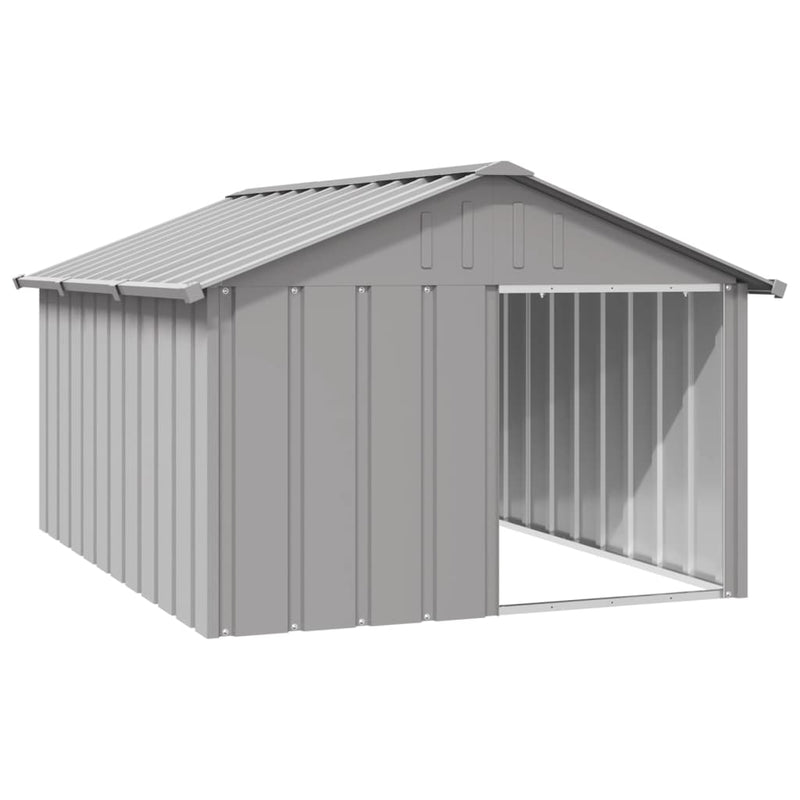 vidaXL Dog House Anthracite 116.5x103x81.5 cm Galvanised Steel