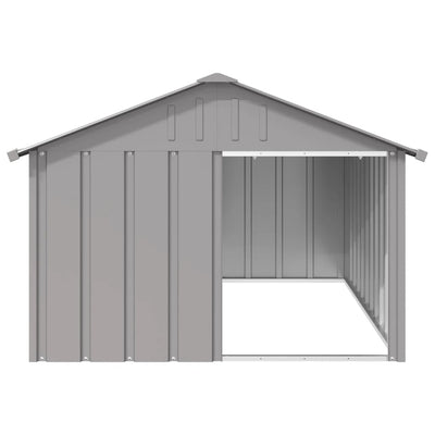 vidaXL Dog House Anthracite 116.5x103x81.5 cm Galvanised Steel
