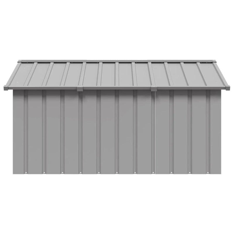 vidaXL Dog House Anthracite 116.5x103x81.5 cm Galvanised Steel