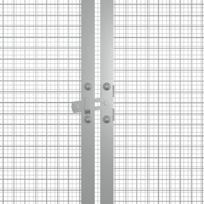 vidaXL Chicken Cage Anthracite 200x91x100 cm Galvanised Steel