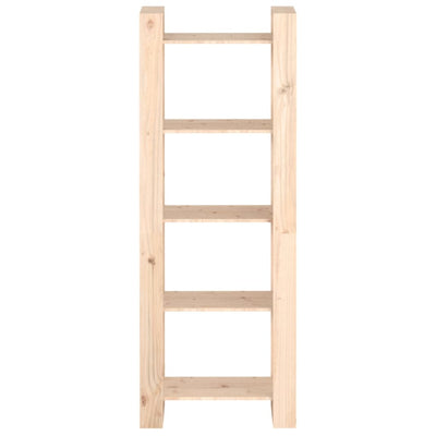 vidaXL Book Cabinet/Room Divider Black 60x35x160 cm Solid Wood