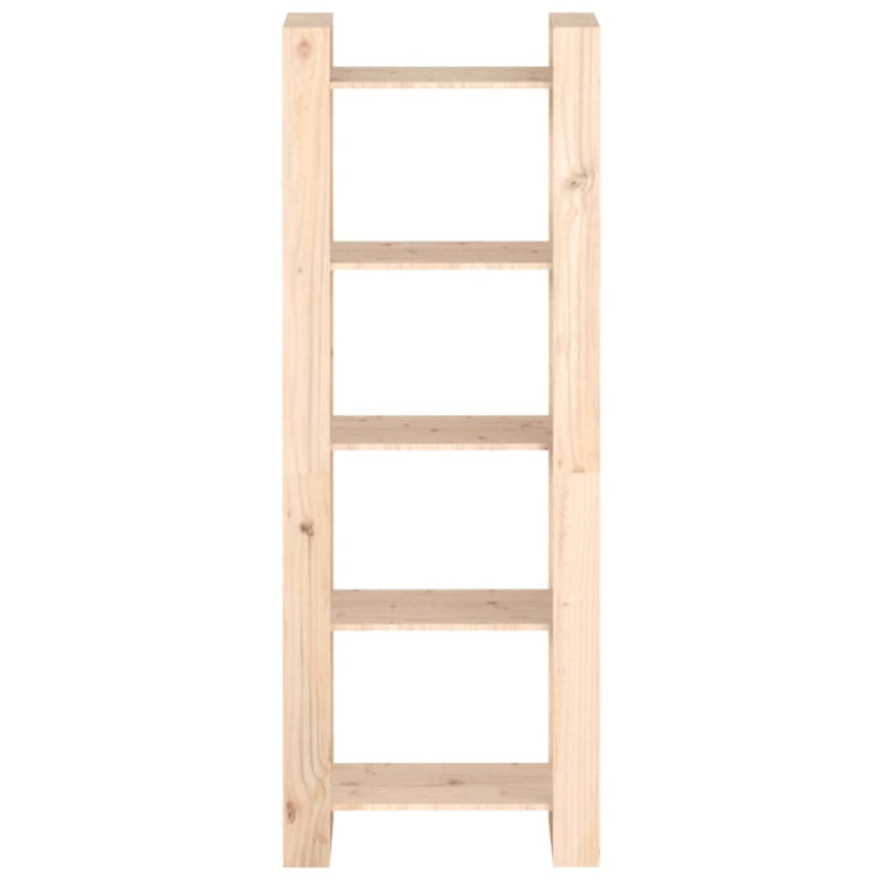 vidaXL Book Cabinet/Room Divider Black 60x35x160 cm Solid Wood