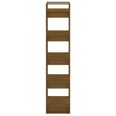 vidaXL Book Cabinet/Room Divider Black 60x35x160 cm Solid Wood