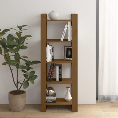 vidaXL Book Cabinet/Room Divider Black 60x35x160 cm Solid Wood