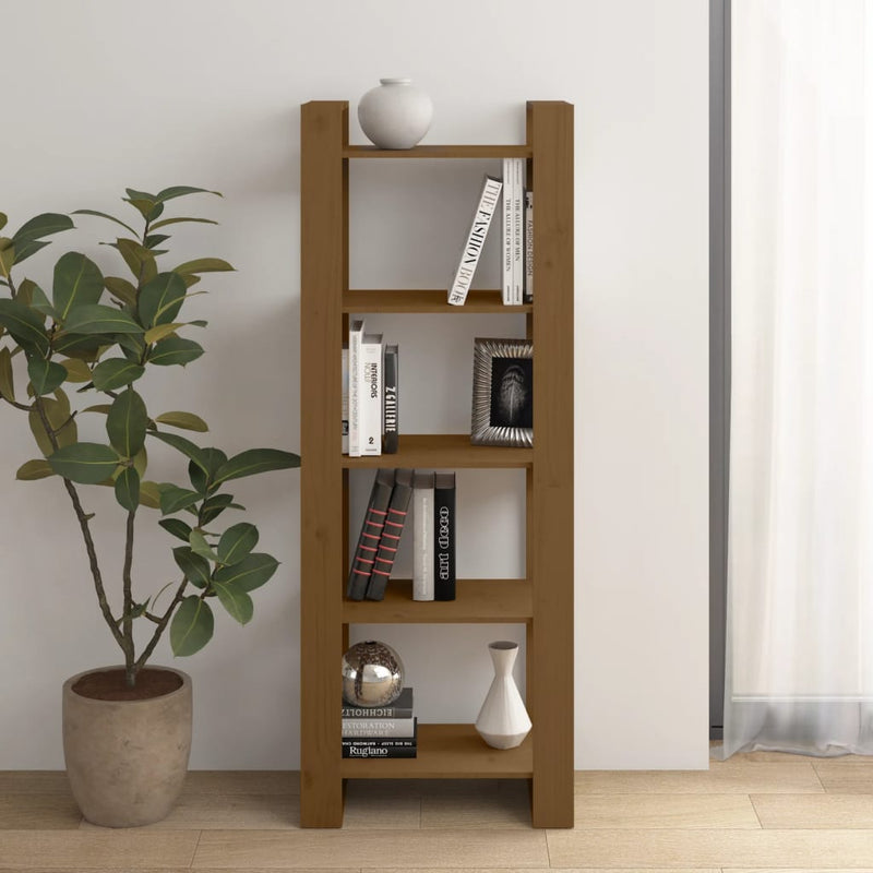 vidaXL Book Cabinet/Room Divider Black 60x35x160 cm Solid Wood