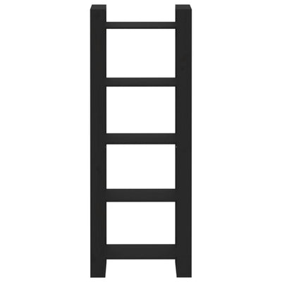 vidaXL Book Cabinet/Room Divider Black 60x35x160 cm Solid Wood