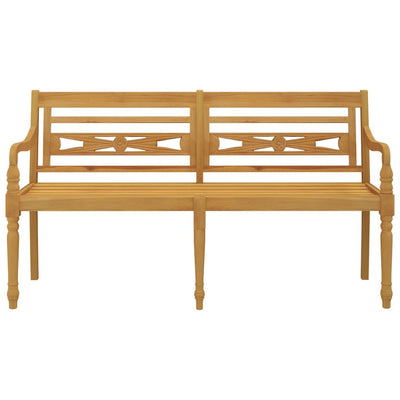 vidaXL Batavia Bench 150 cm Solid Wood Teak