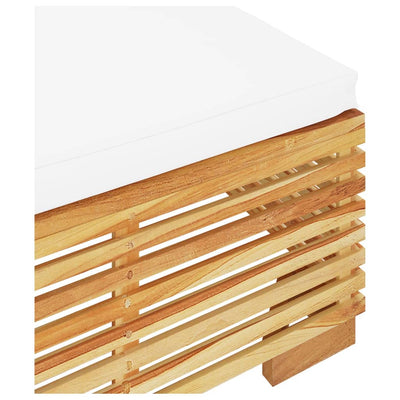 vidaXL 2 Piece Garden Lounge Set Solid Wood Teak