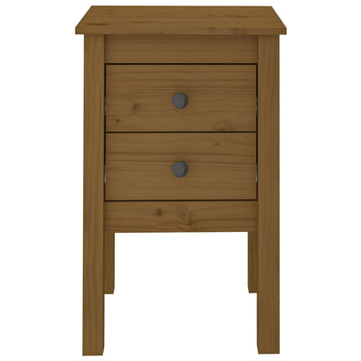 vidaXL Bedside Cabinets 2 pcs Black 40x35x61.5 cm Solid Wood Pine