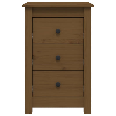 vidaXL Bedside Cabinets 2 pcs Black 40x35x61.5 cm Solid Wood Pine