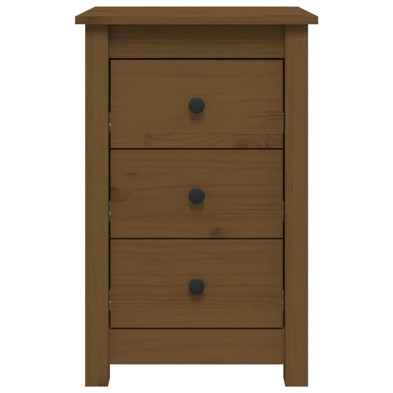 vidaXL Bedside Cabinets 2 pcs Black 40x35x61.5 cm Solid Wood Pine